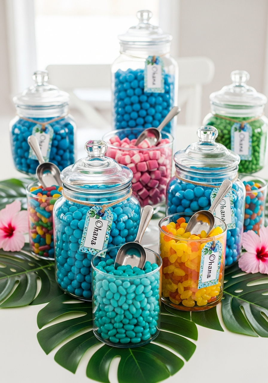 Ohana Candy Buffet Jars