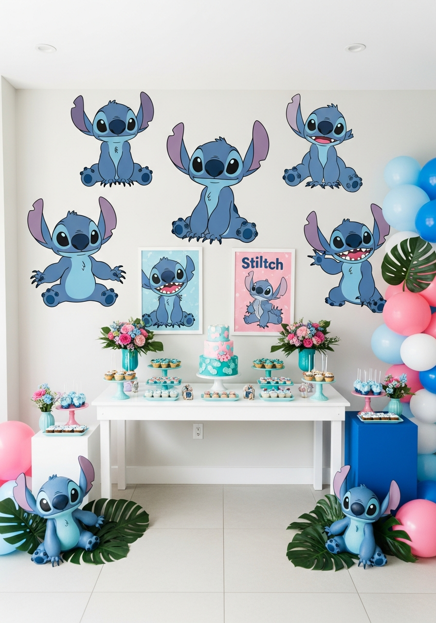 Stitch Wall Decals or Large Character Posters