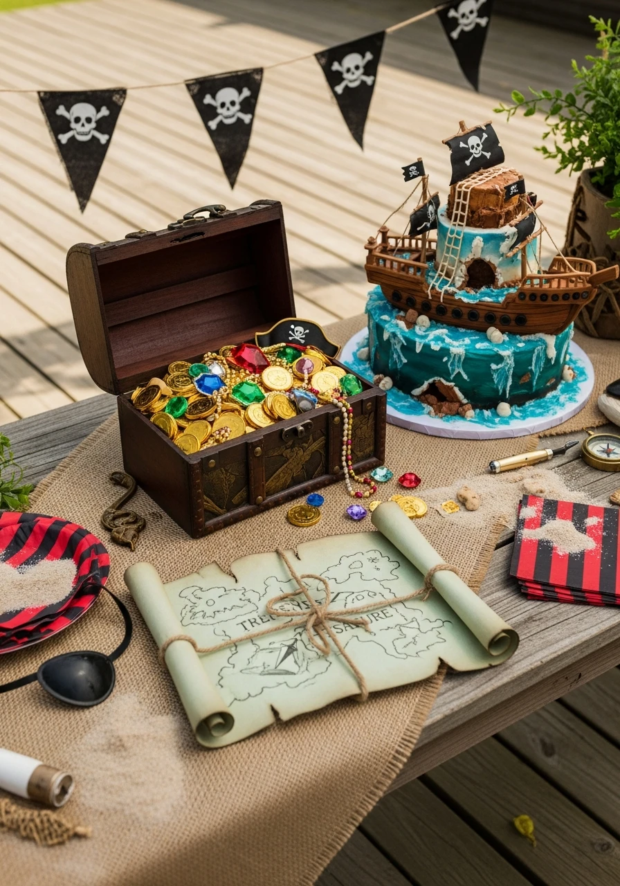 Pirate Adventure Hunt - The Ultimate List of Summer Birthday Party Ideas