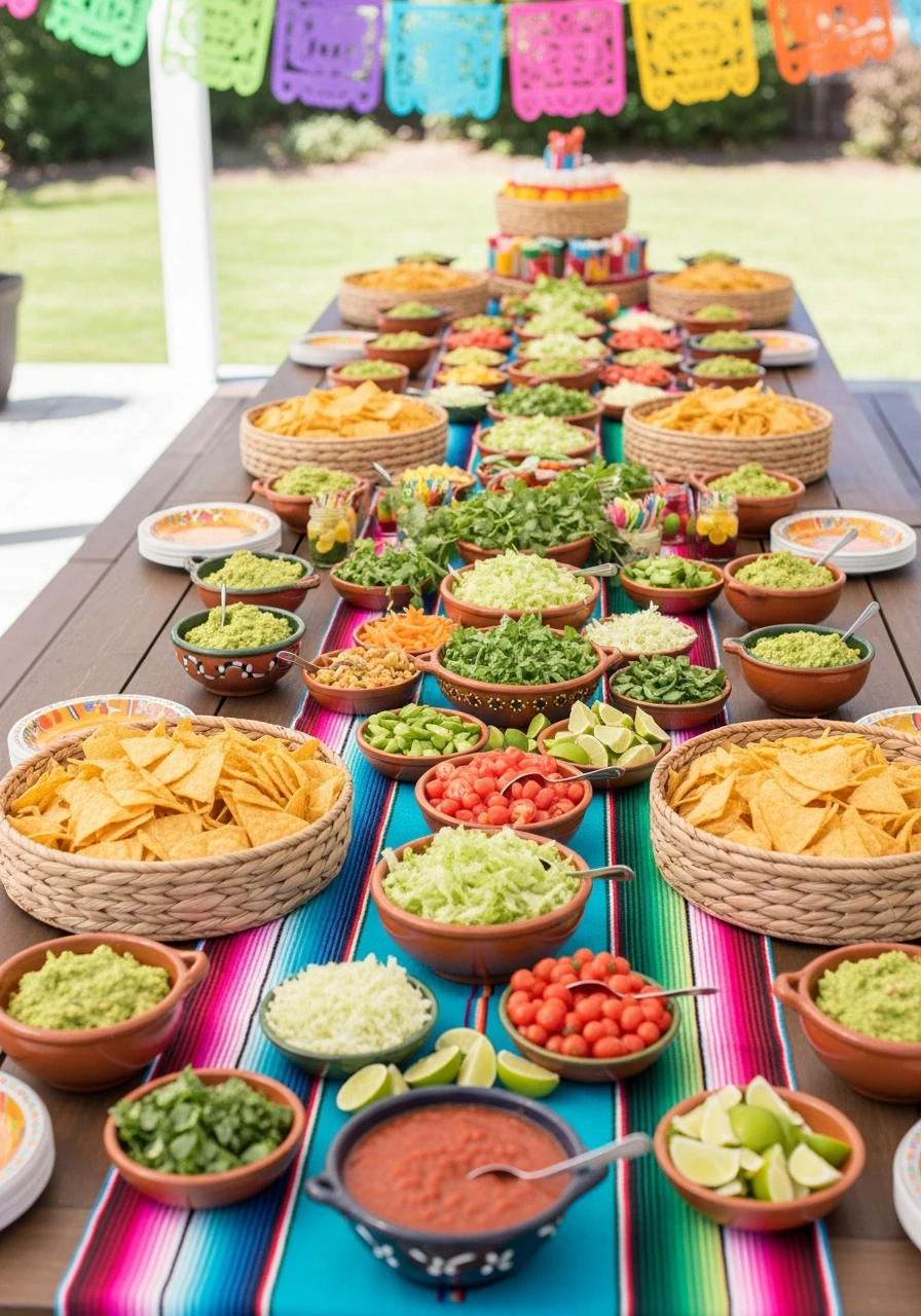 Vibrant Taco Fiesta - The Ultimate List of Summer Birthday Party Ideas