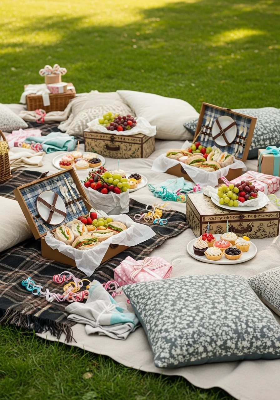 Vintage Picnic Style - The Ultimate List of Summer Birthday Party Ideas
