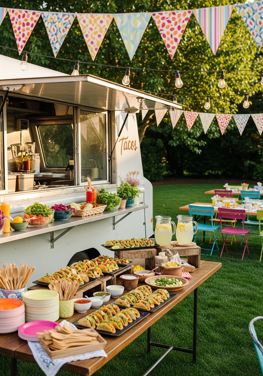 Gourmet Food Truck - The Ultimate List of Summer Birthday Party Ideas