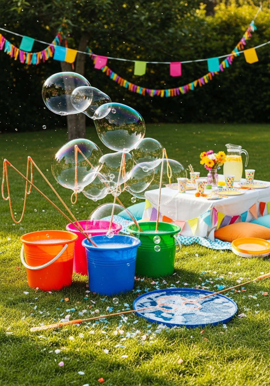 Bubble Extravaganza: Go Big or Go Home - The Ultimate List of Summer Birthday Party Ideas