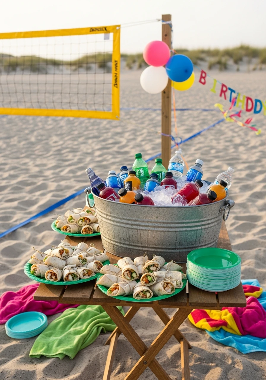 Beach Volleyball Bash - The Ultimate List of Summer Birthday Party Ideas