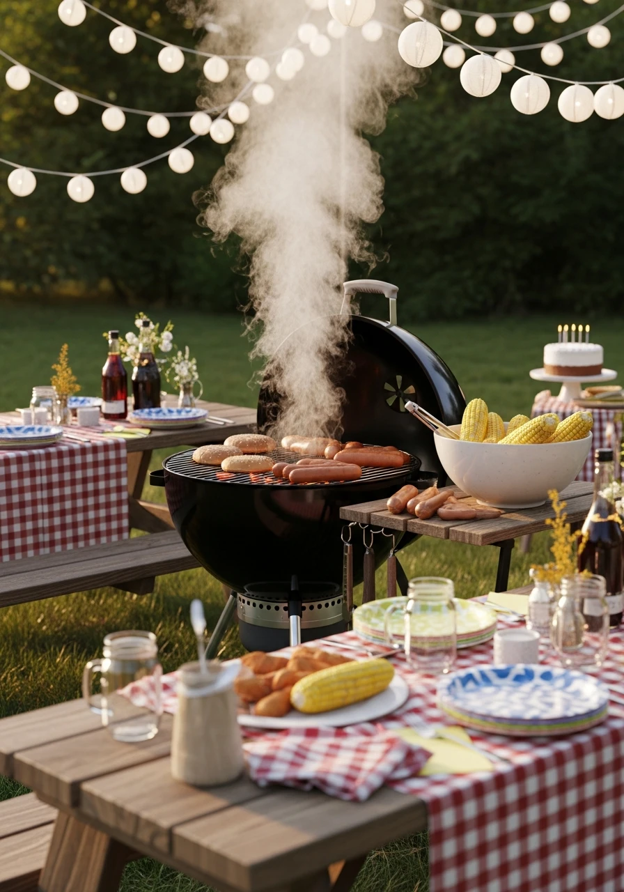 Classic Backyard BBQ - The Ultimate List of Summer Birthday Party Ideas