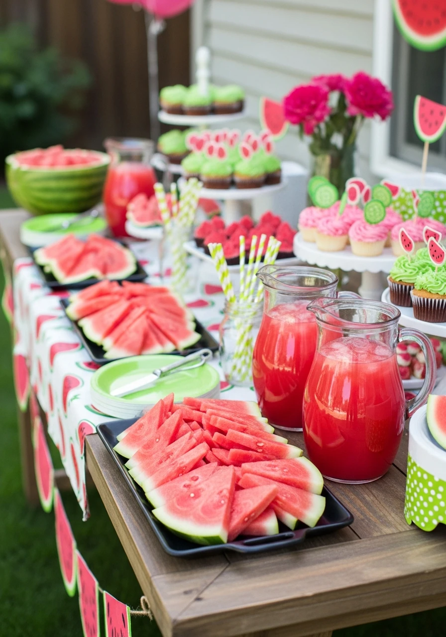 Sweet Watermelon Theme - 50 Best Summer Party Ideas That Are Easy to Plan