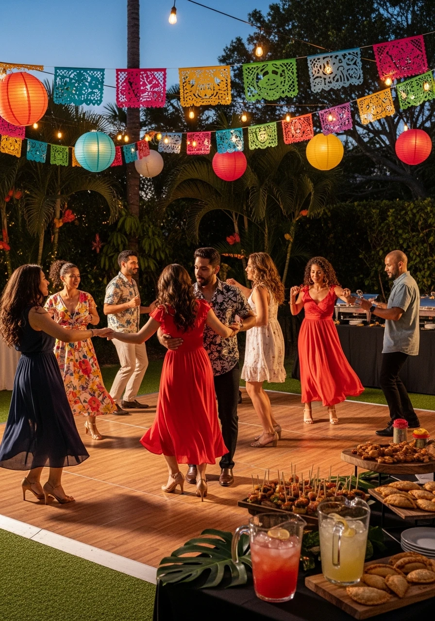 Energetic Salsa Dance Night - 50 Best Summer Party Ideas That Are Easy to Plan
