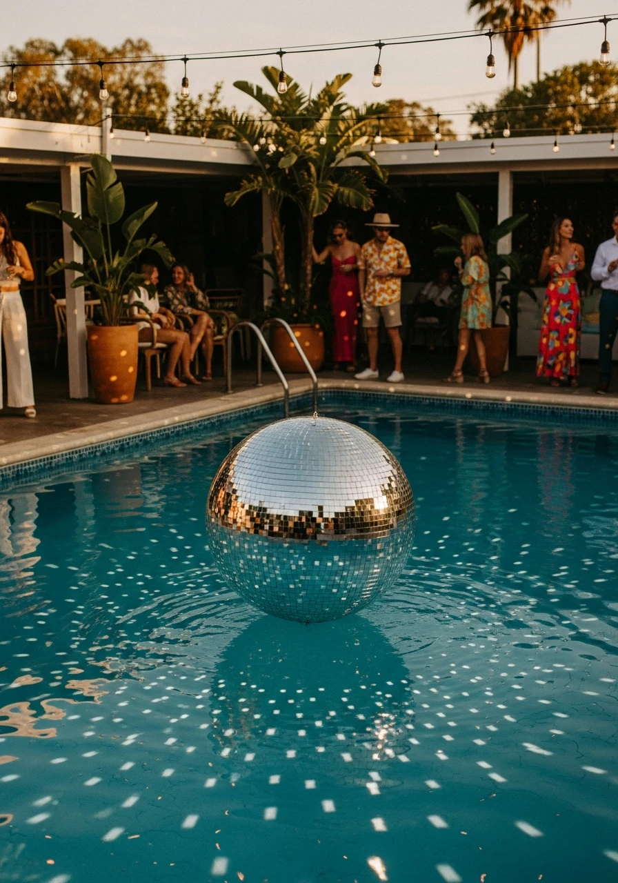 Disco Ball Pool Party: Get Groovy - 50 Best Summer Party Ideas That Are Easy to Plan