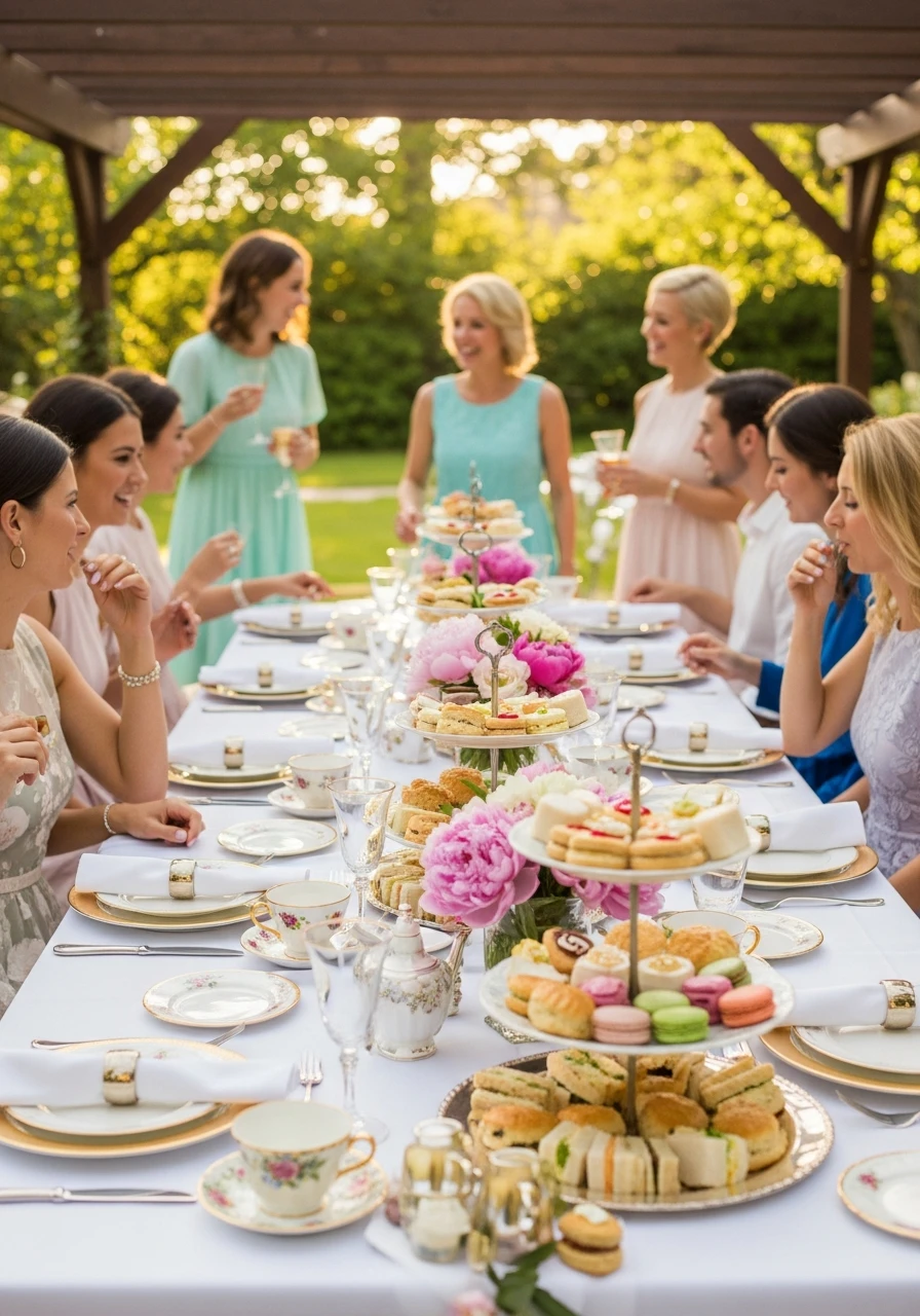 Elegant Garden Tea Time - 50 Best Summer Party Ideas That Are Easy to Plan