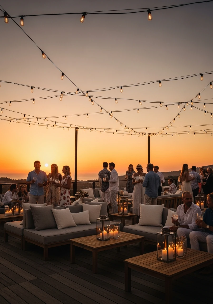 Laid-Back Sunset Gathering - 50 Best Summer Party Ideas That Are Easy to Plan