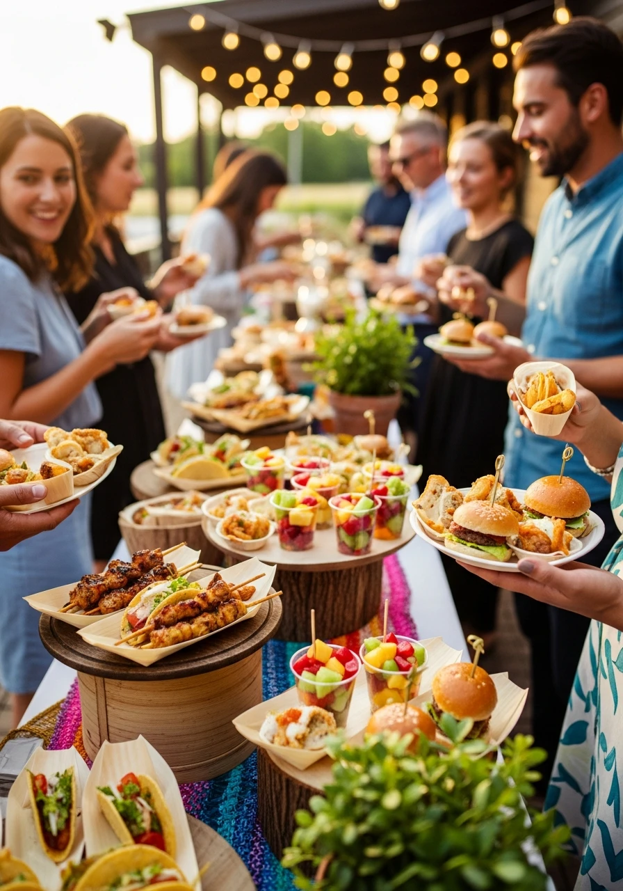Global Street Food Feast - 50 Best Summer Party Ideas That Are Easy to Plan