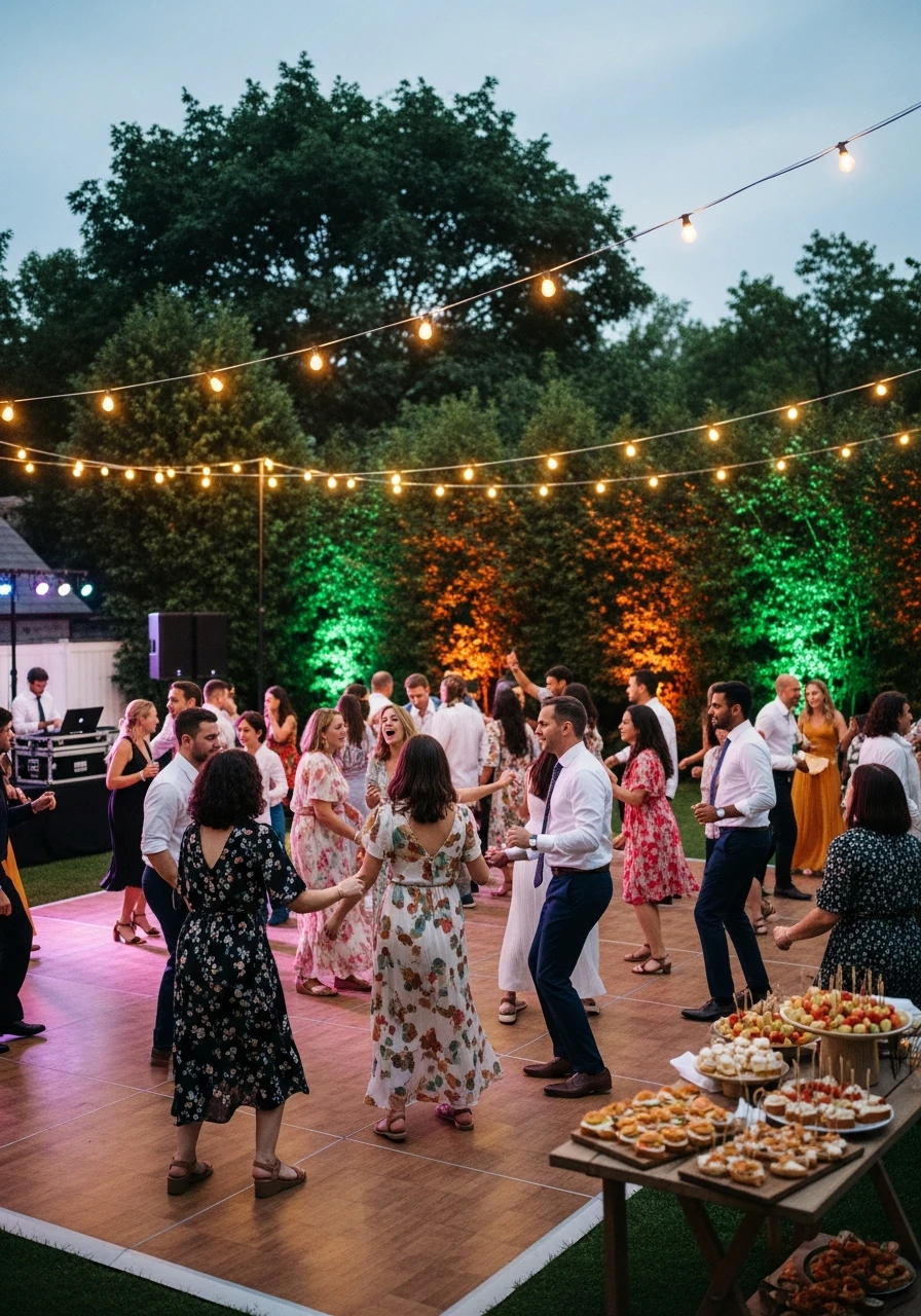 Evening Dance Floor - 50 Best Summer Party Ideas That Are Easy to Plan