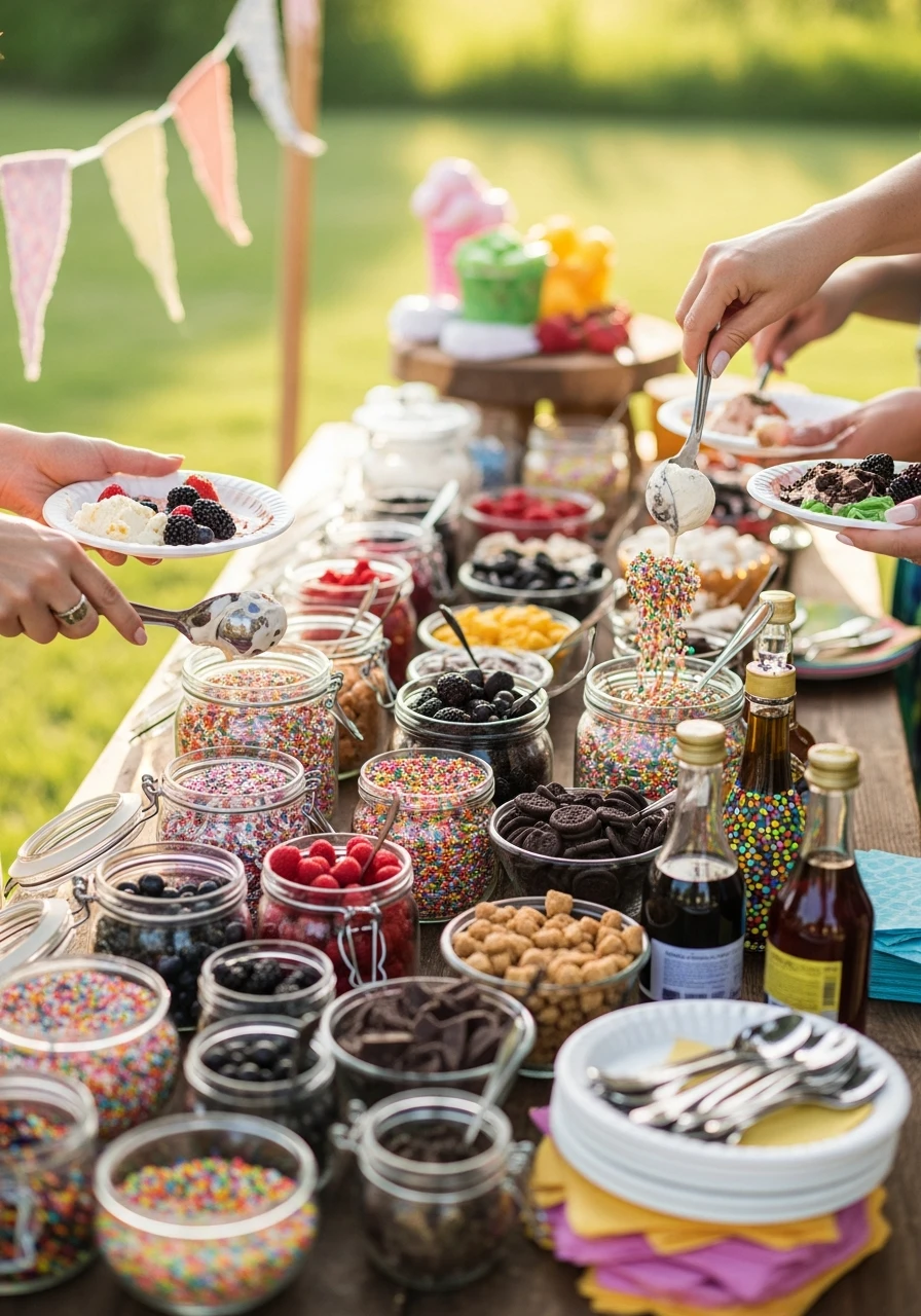 DIY Ice Cream Bar - 50 Best Summer Party Ideas That Are Easy to Plan