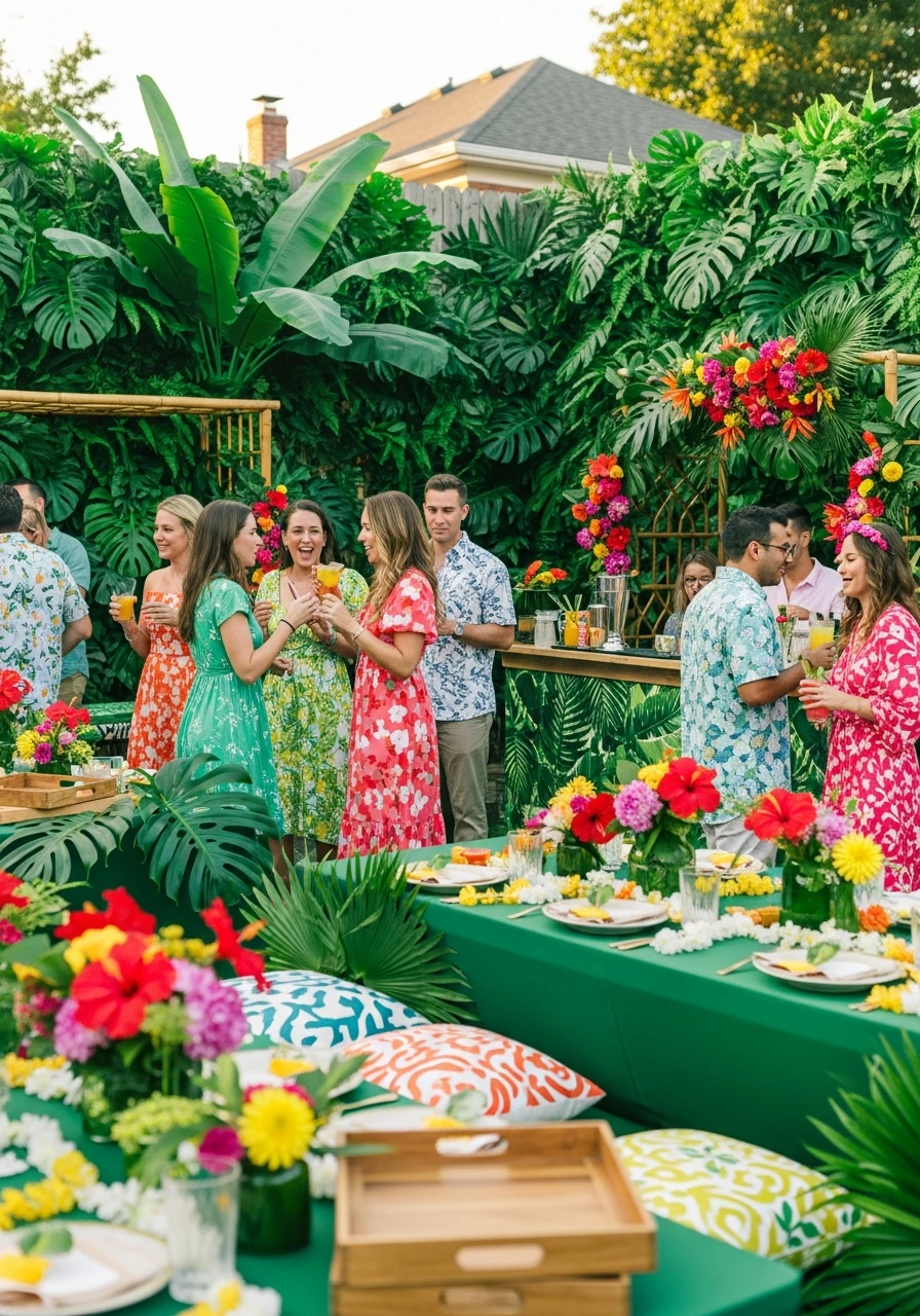 Go Wild: Lush Tropical Jungle Theme - 50 Best Summer Party Ideas That Are Easy to Plan