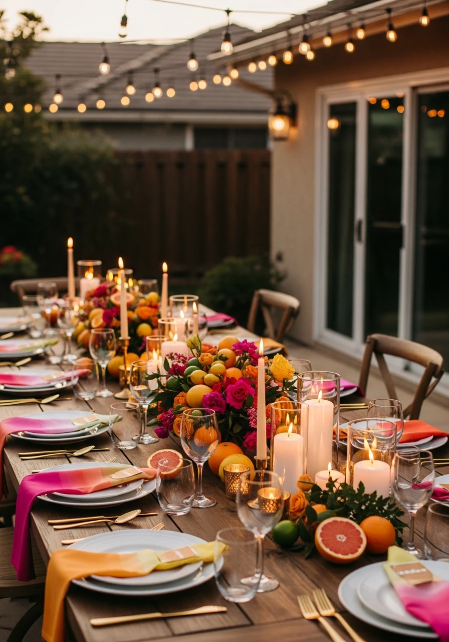 Cozy Outdoor Dinner