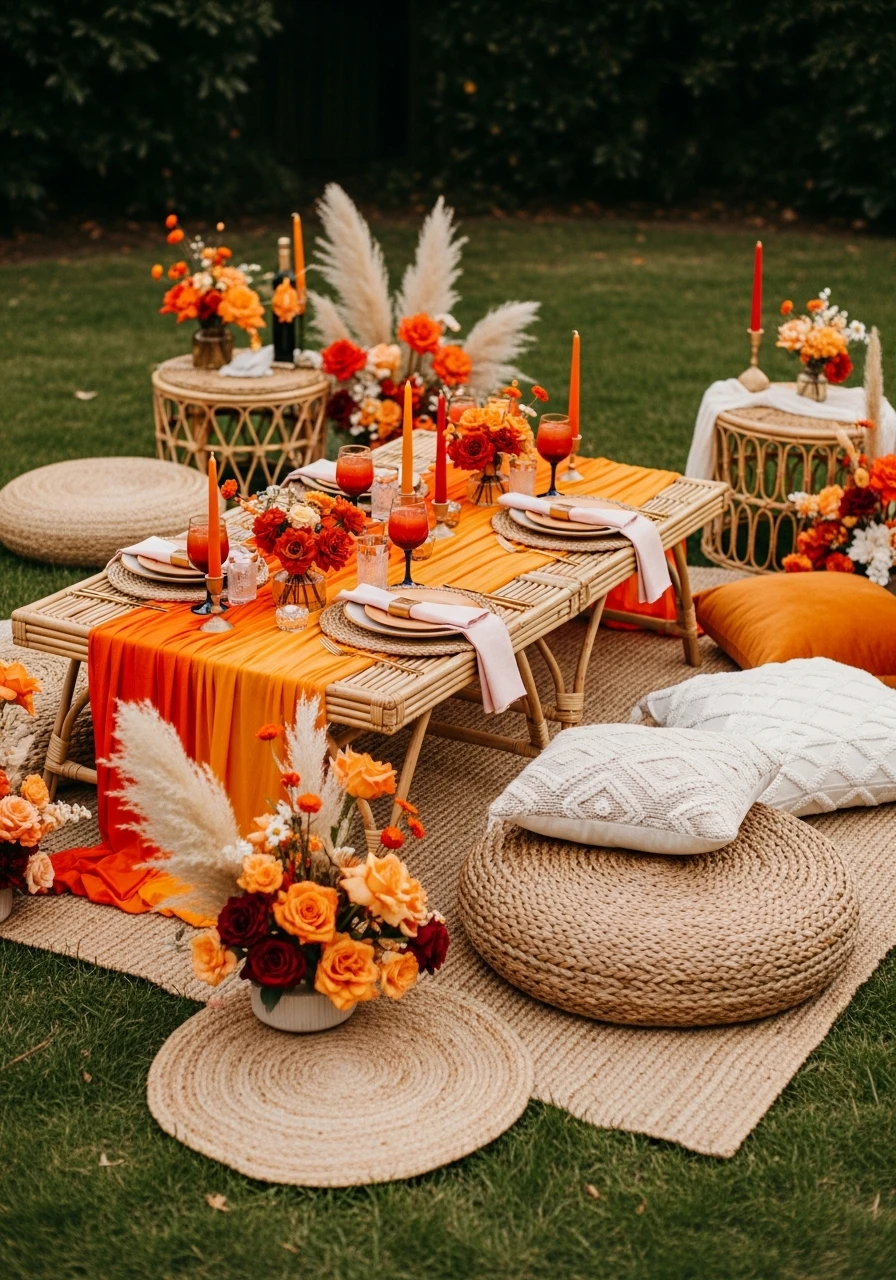 Bohemian Low-Table Picnic