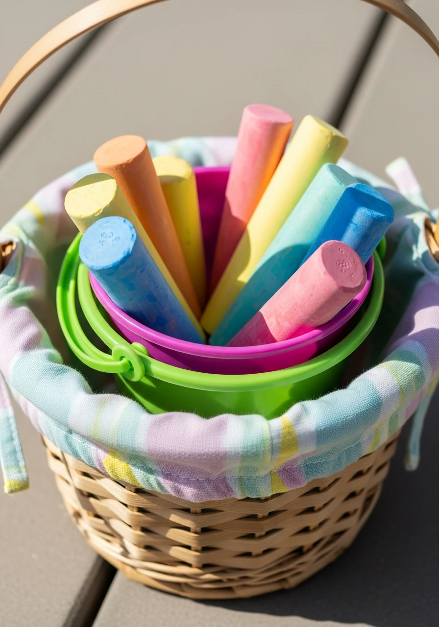 Sidewalk Chalk Bucket