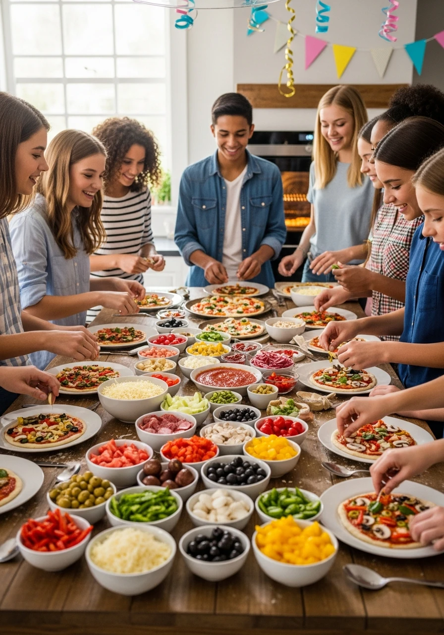 Pizza Making Party - 13th Birthday Party Ideas