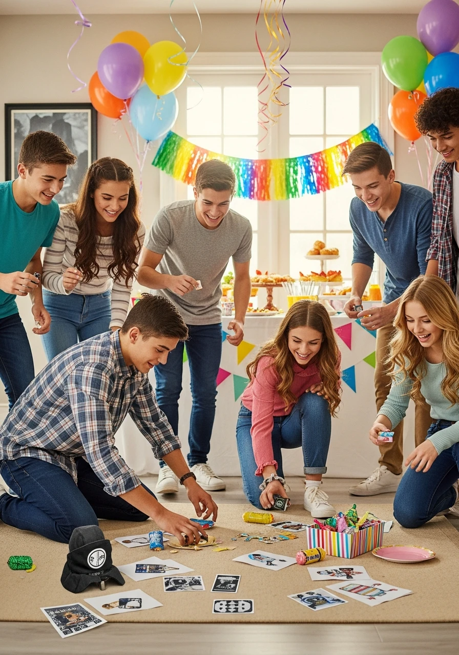 Themed Scavenger Hunt - 13th Birthday Party Ideas