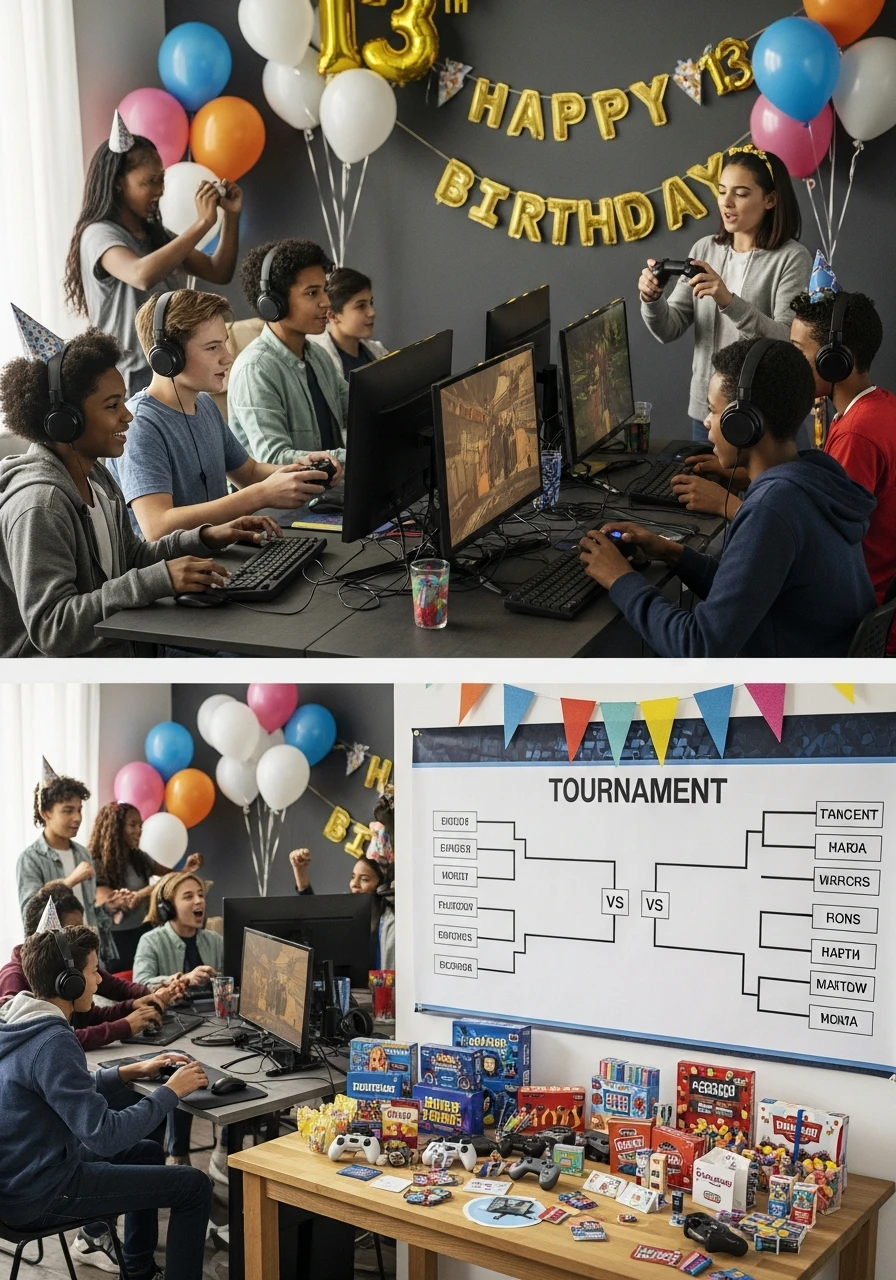 Video Game Tournament - 13th Birthday Party Ideas