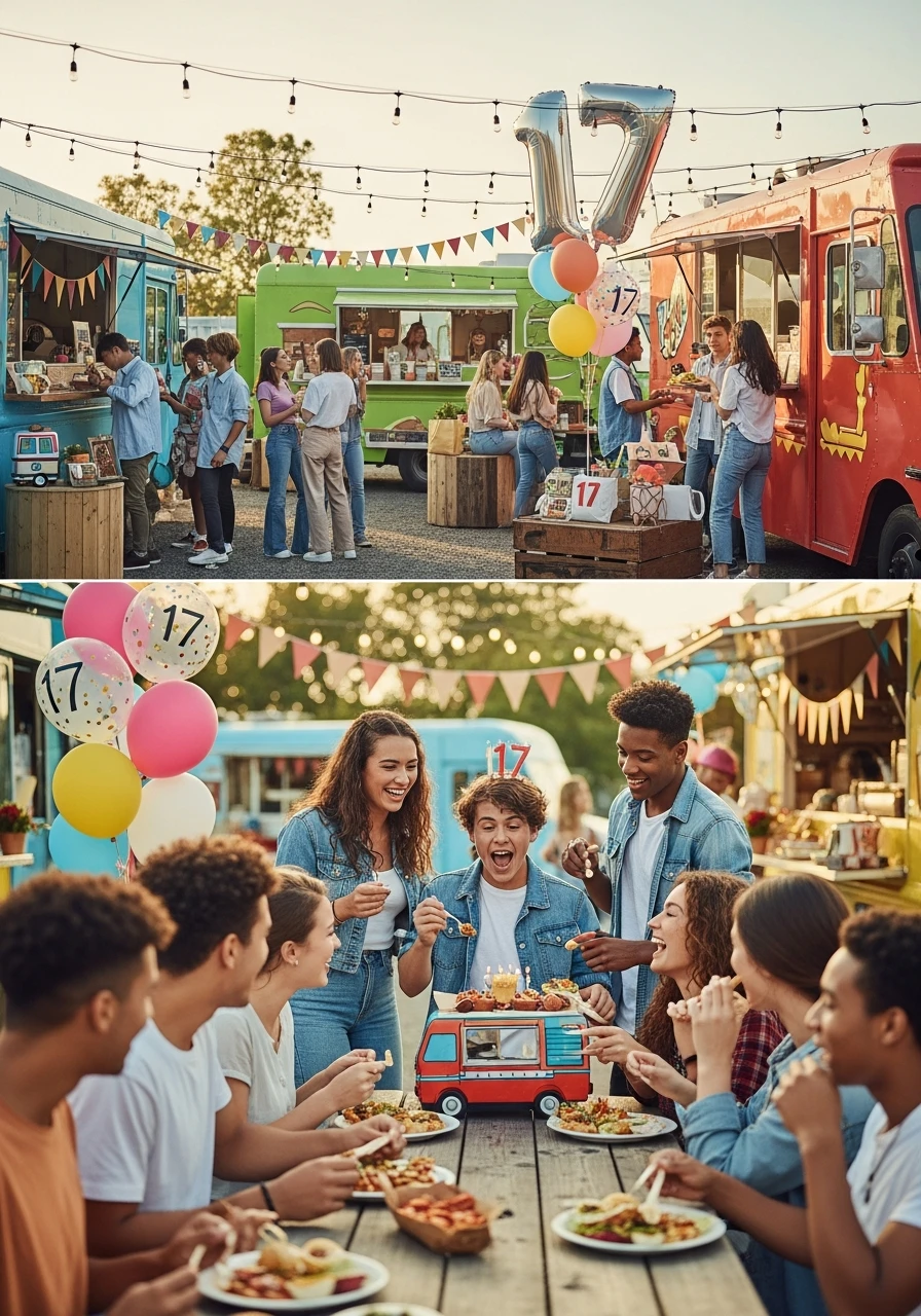 Food Truck Feast - 17th Birthday Ideas