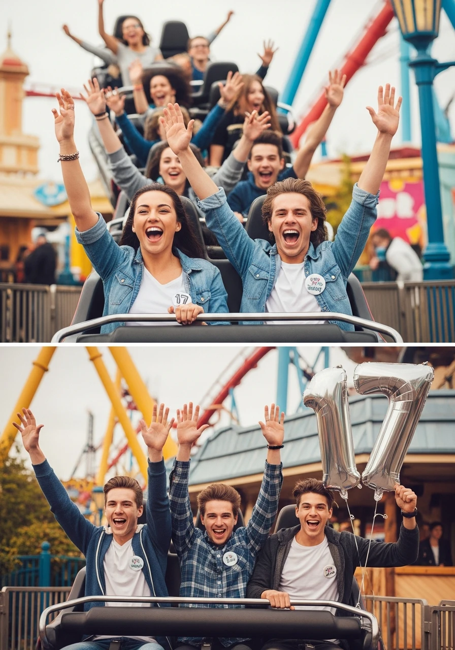 Theme Park Thrills - 17th Birthday Ideas