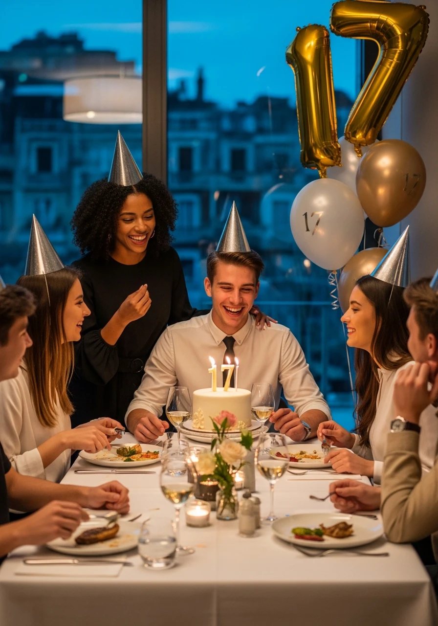 Fancy Dinner Out - 17th Birthday Ideas