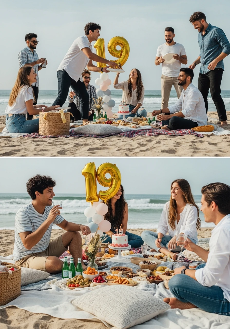 Beach Day Bash - 19th Birthday Ideas