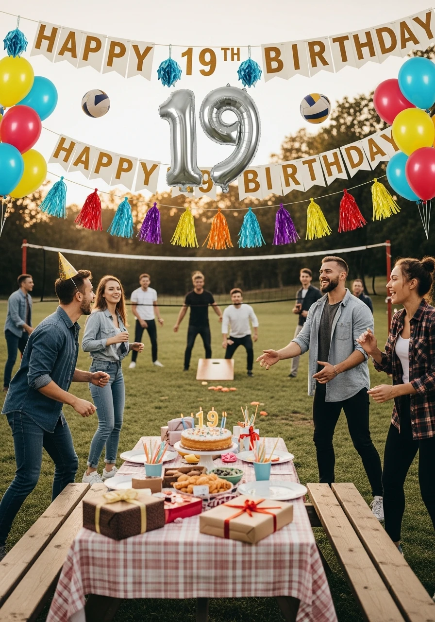 Outdoor Sports Tournament - 19th Birthday Ideas