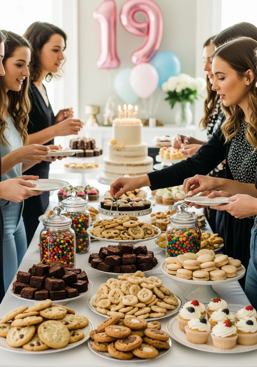 Dessert Bar Extravaganza - 19th Birthday Ideas