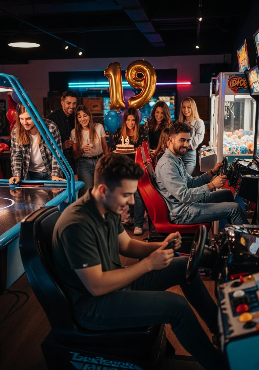 Arcade Games Night - 19th Birthday Ideas