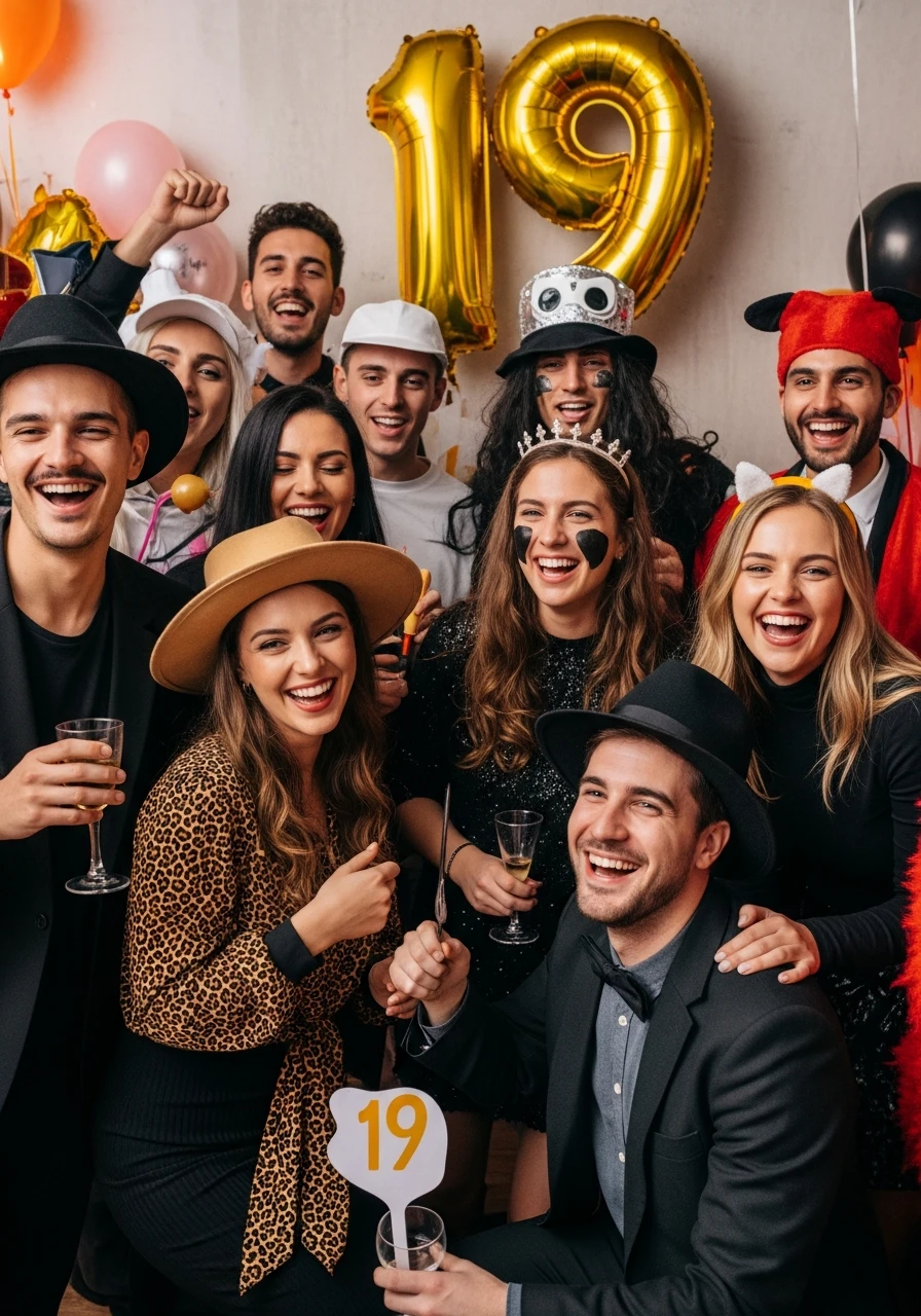 Costume Party Fun - 19th Birthday Ideas