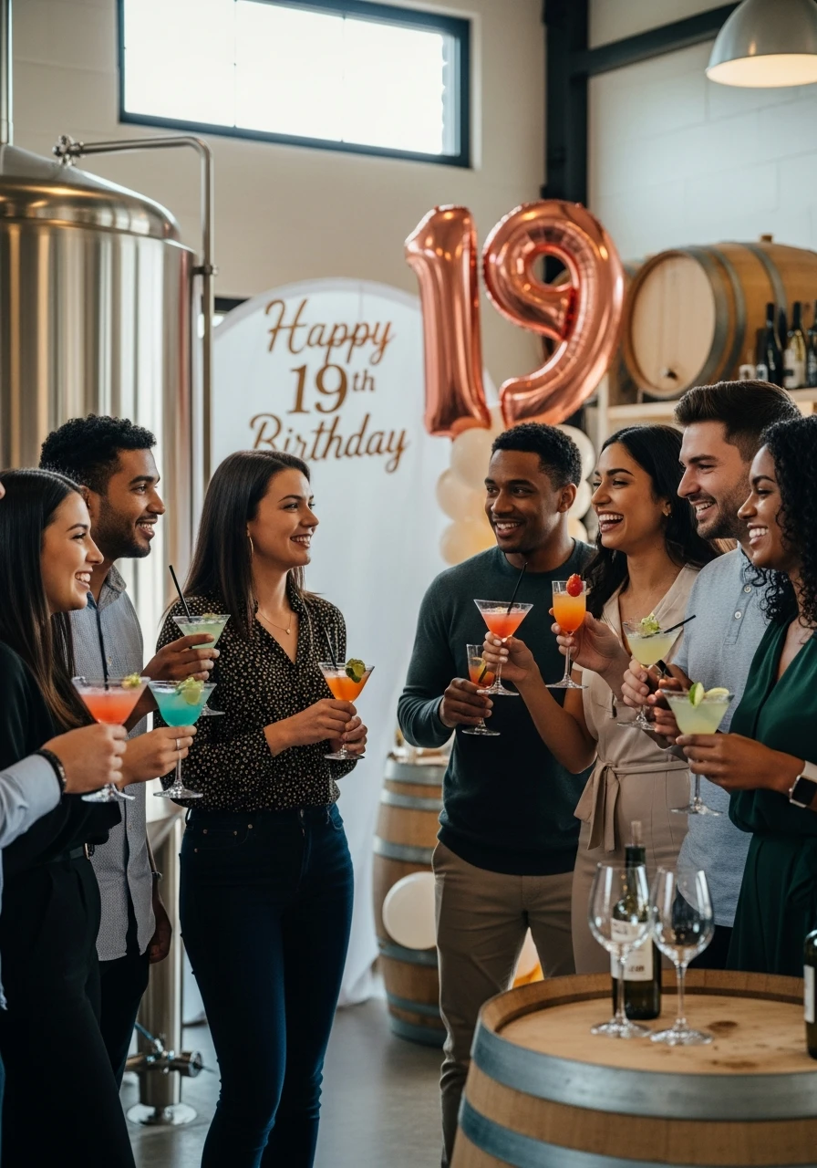 Brewery/Winery Tour (Mocktail) - 19th Birthday Ideas