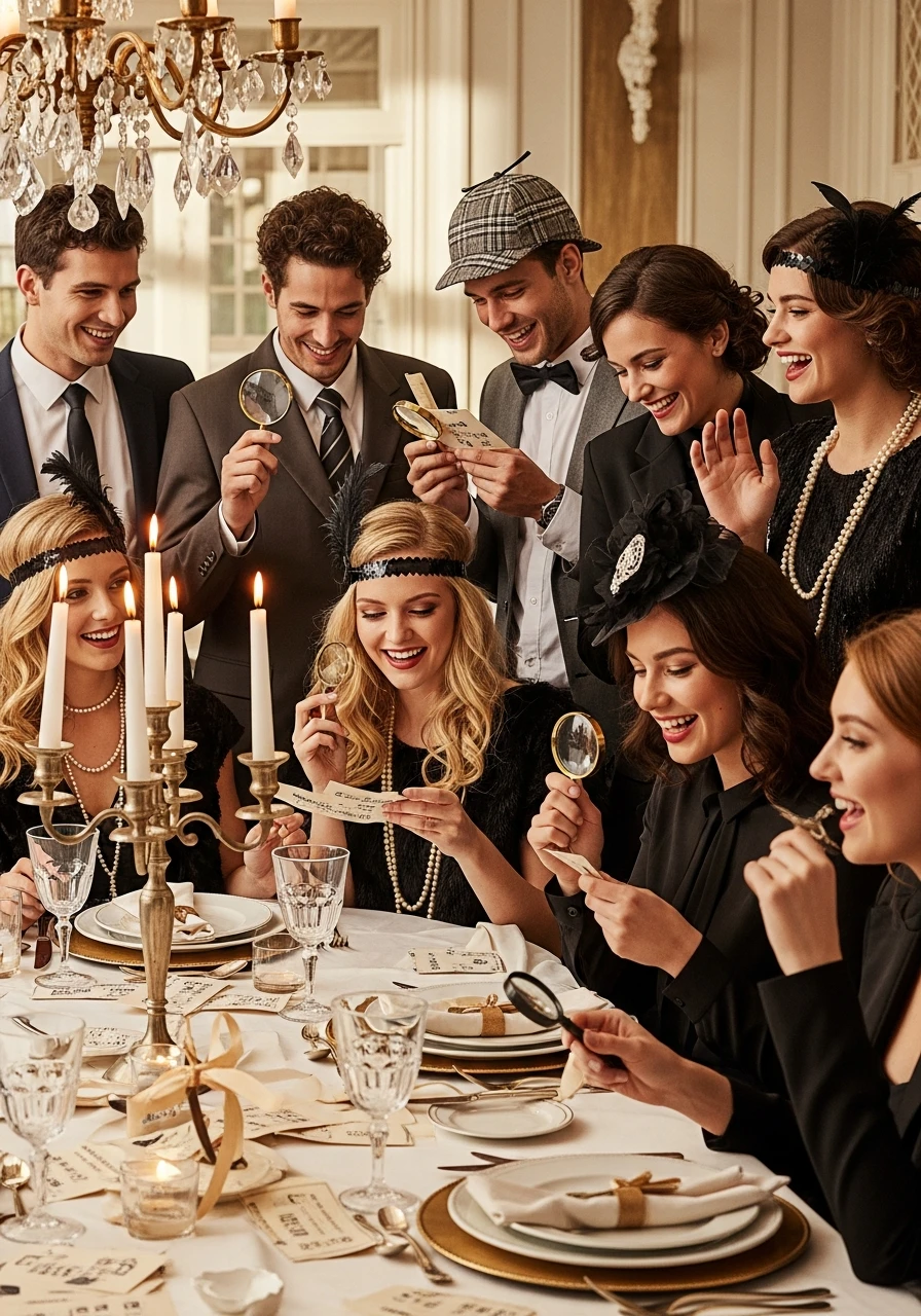 Solve a Mystery: A Thrilling Whodunit Dinner - 19th Birthday Ideas