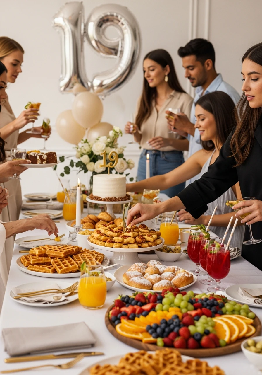 Brunch Extravaganza - 19th Birthday Ideas