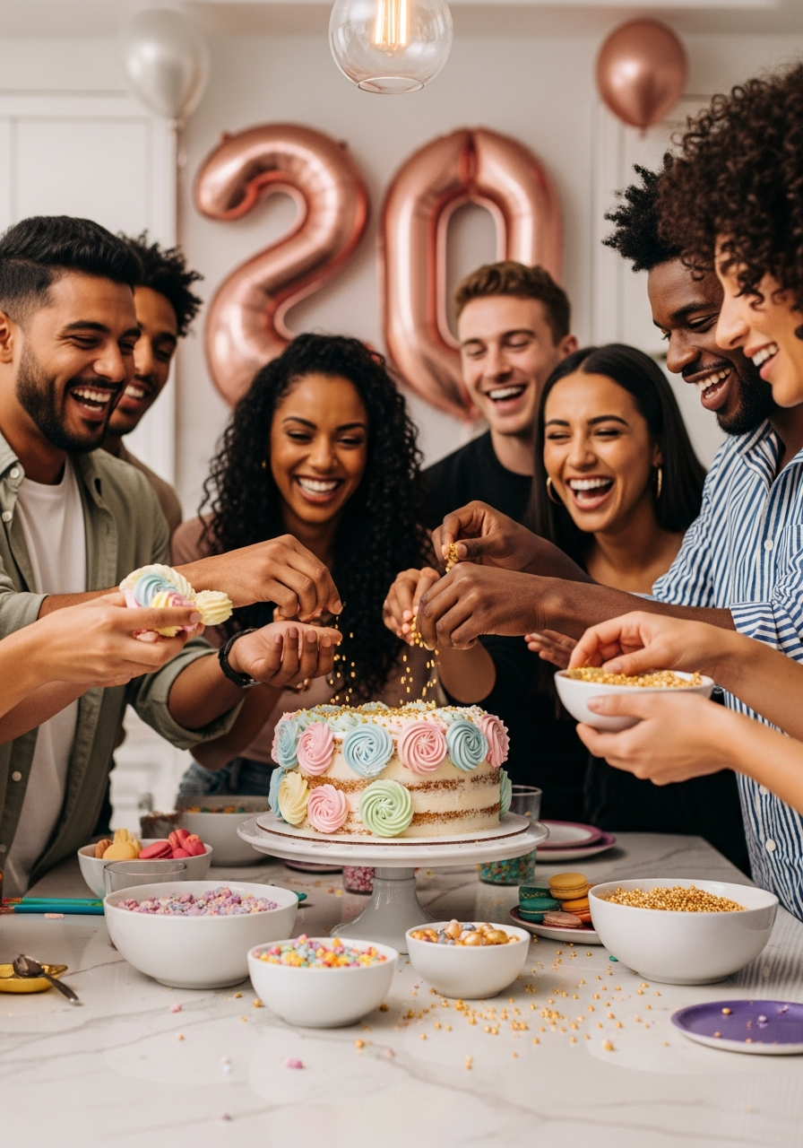 25. Bake Birthday Cake Activity