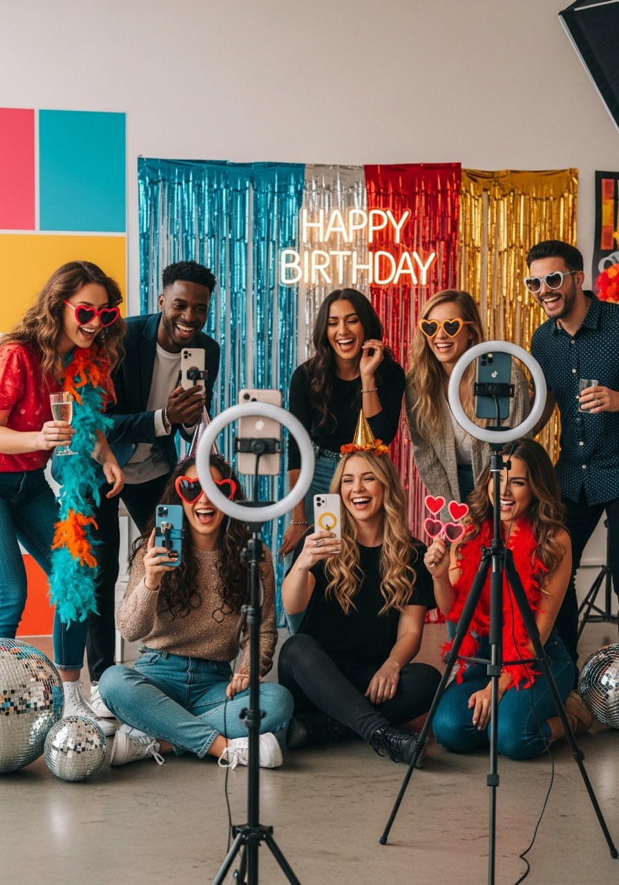 29. Social Media Content Party