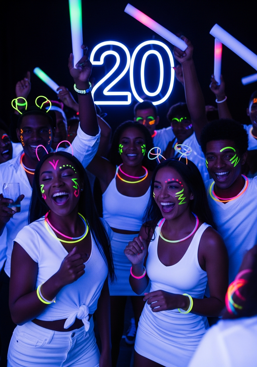 3. Glow in the Dark Party