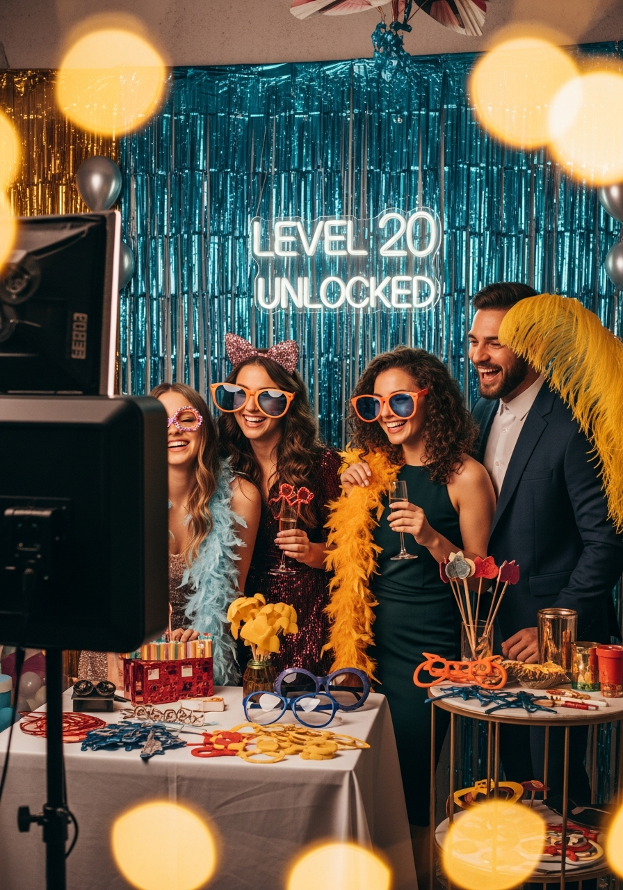 30. Birthday Photo Booth Party