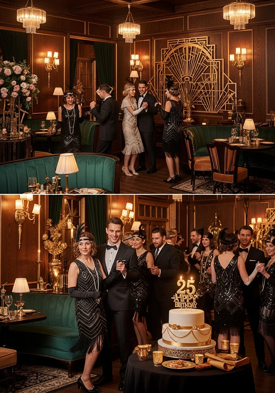 Roaring Twenties Party - 25th Birthday Ideas: Celebrate Your Quarter-Century Mark!
