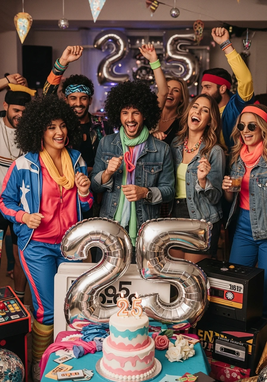 Themed Costume Party - 25th Birthday Ideas: Celebrate Your Quarter-Century Mark!