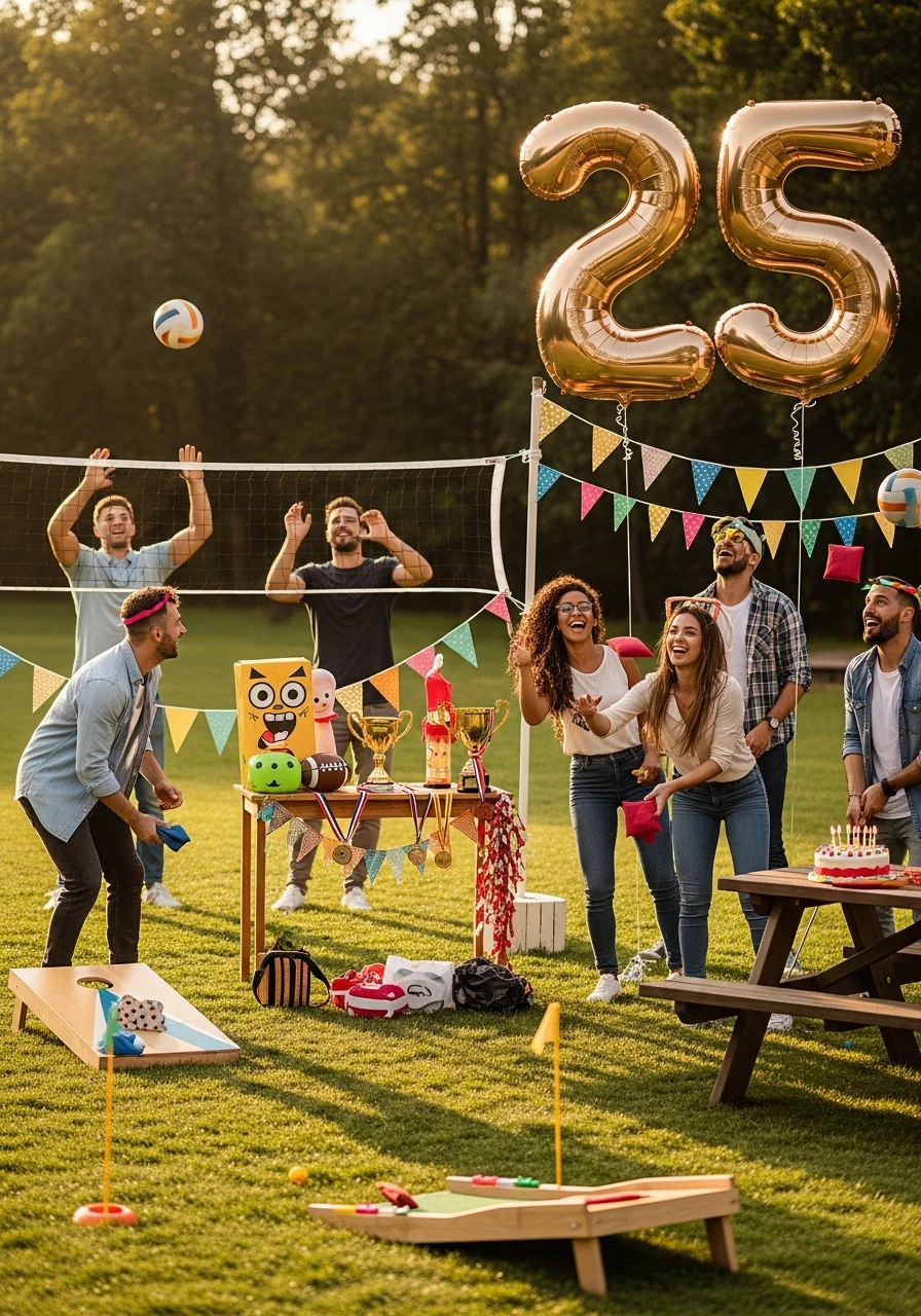 Sports Day Tournament - 25th Birthday Ideas: Celebrate Your Quarter-Century Mark!