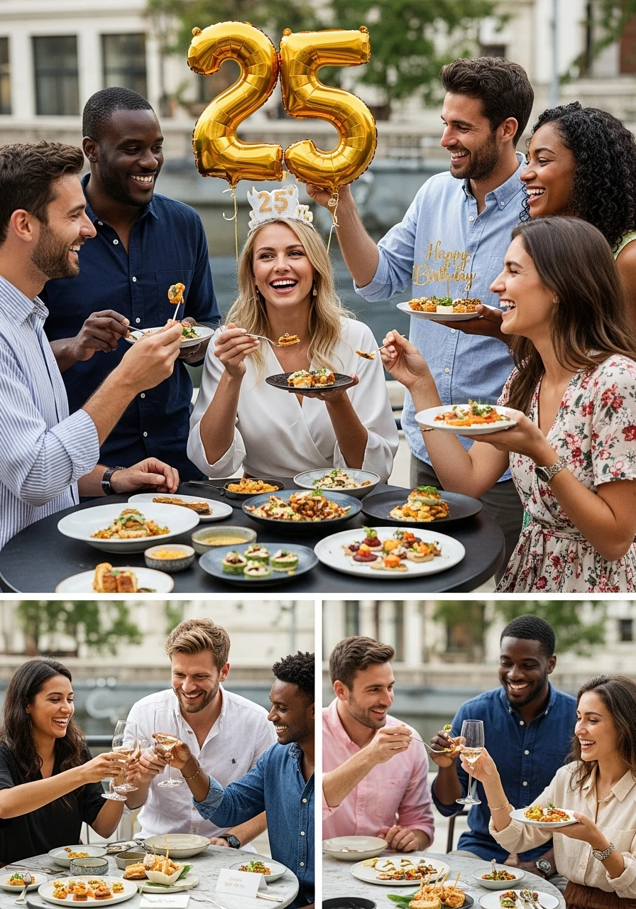 Gourmet Food Tour - 25th Birthday Ideas: Celebrate Your Quarter-Century Mark!