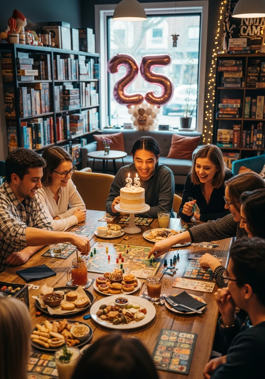 Board Game Cafe Outing - 25th Birthday Ideas: Celebrate Your Quarter-Century Mark!