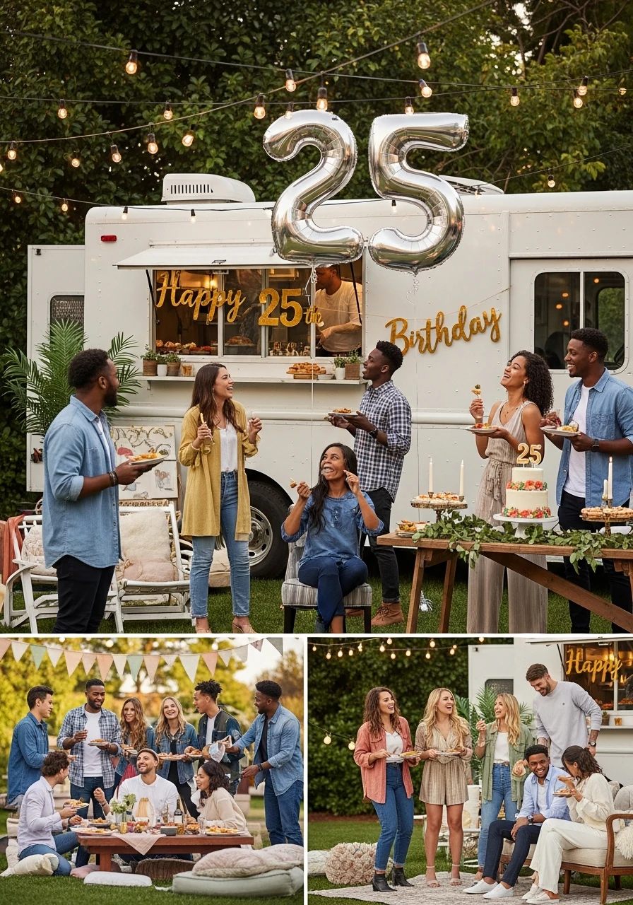Food Truck Feast - 25th Birthday Ideas: Celebrate Your Quarter-Century Mark!
