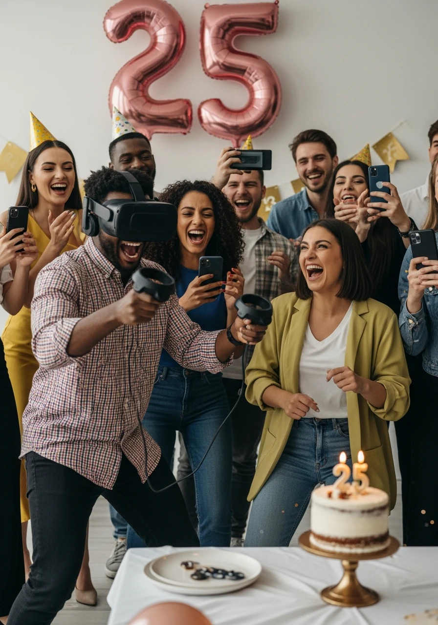 Dive into Virtual Reality - 25th Birthday Ideas: Celebrate Your Quarter-Century Mark!