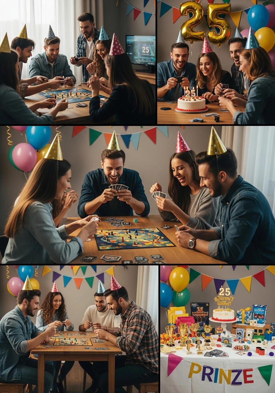 Game Night Extravaganza - 25th Birthday Ideas: Celebrate Your Quarter-Century Mark!