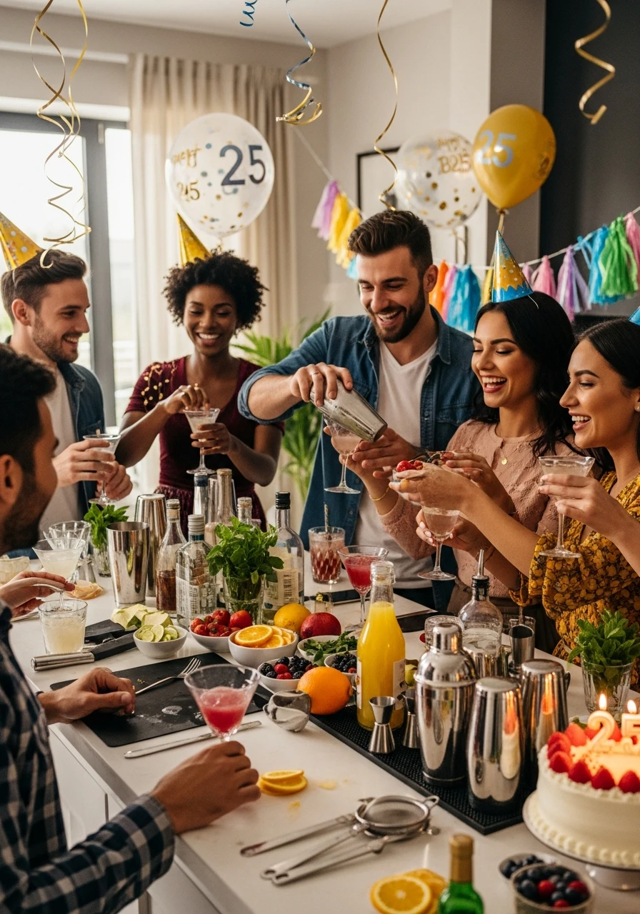 DIY Cocktail Workshop - 25th Birthday Ideas: Celebrate Your Quarter-Century Mark!