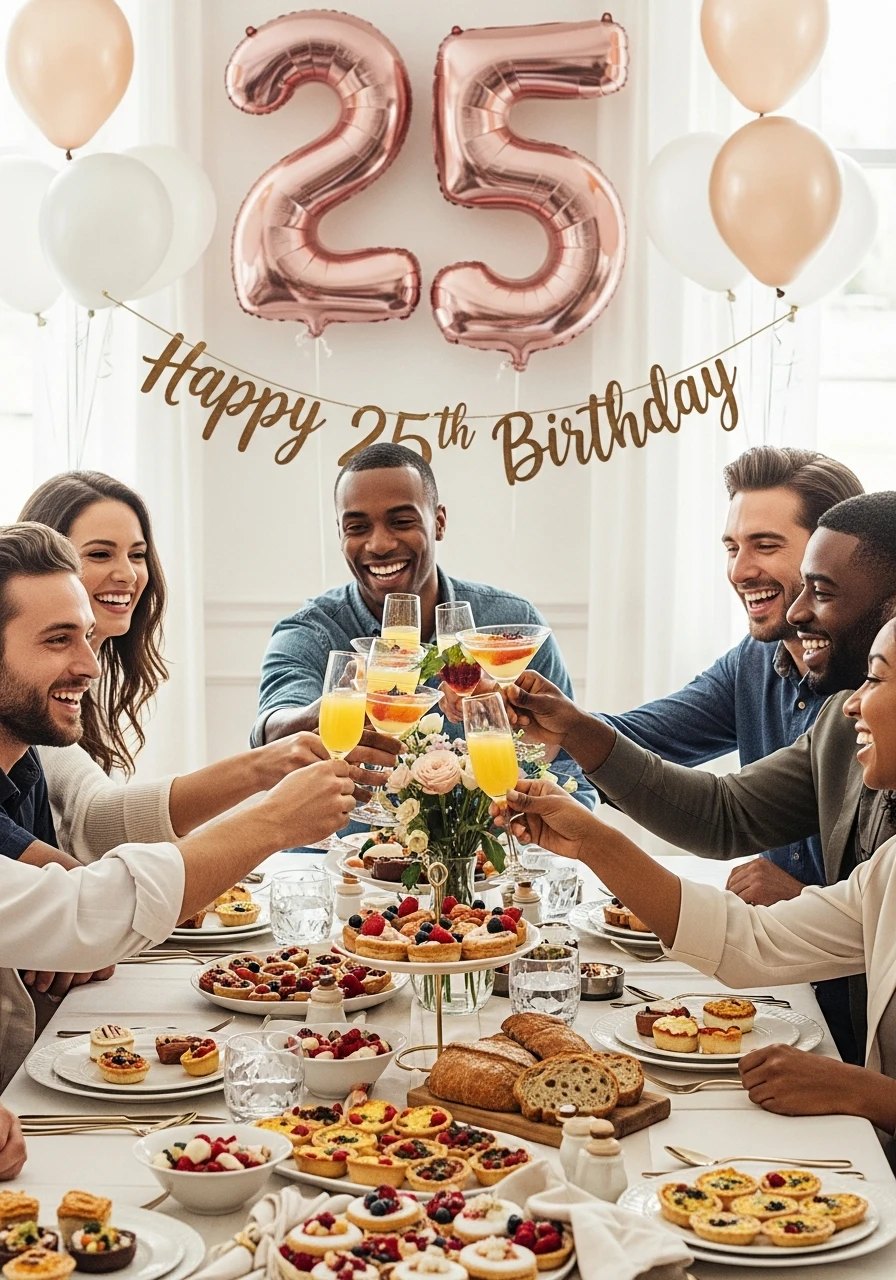 Brunch and Bubbly - 25th Birthday Ideas: Celebrate Your Quarter-Century Mark!