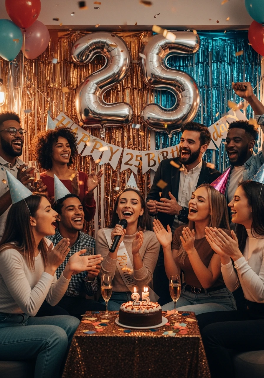 Karaoke Night Out - 25th Birthday Ideas: Celebrate Your Quarter-Century Mark!